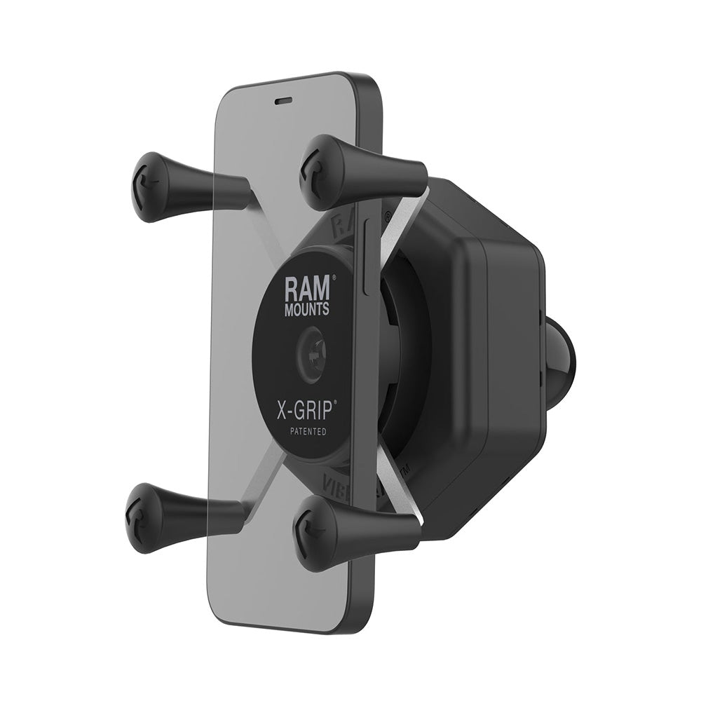 RAM Mount RAM XGrip Phone Holder wBall VibeSafe Adapter RAMHOLUN7B462