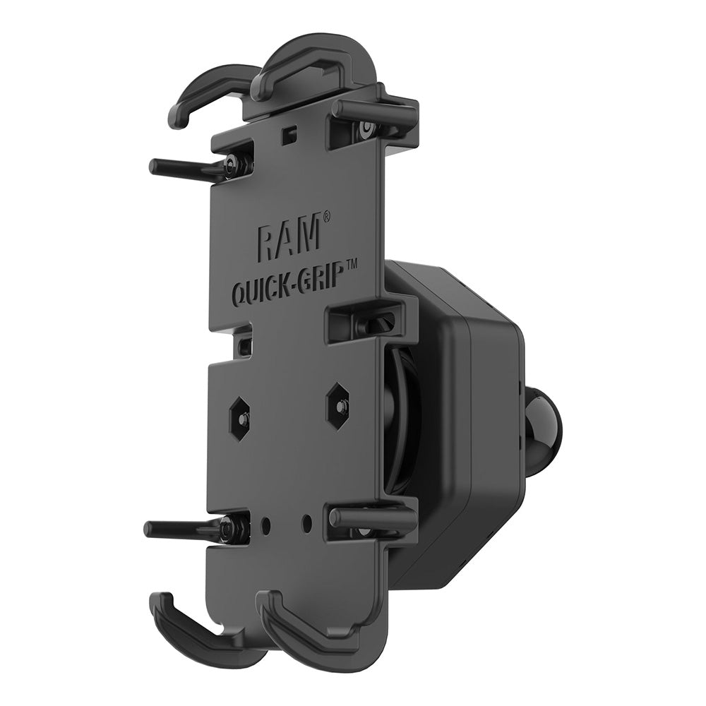 RAM Mount RAM QuickGrip XL Phone Holder wVibeSafe Adapter Ball RAMHOLPD4462B