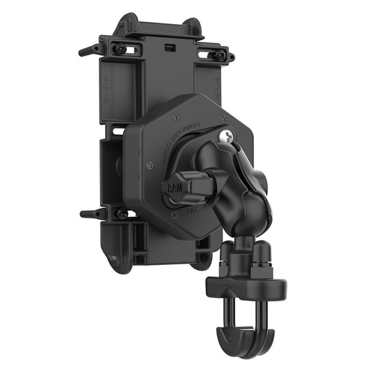 RAM Mount RAM QuickGrip XL Phone Mount wVibeSafe UBolt Base Short RAMB149ZAPD4462