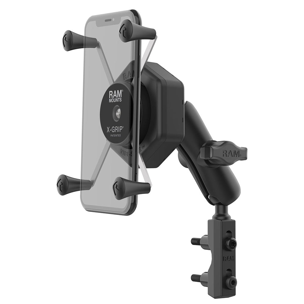 RAM Mount RAM XGrip Large Phone Mount wVibeSafe Reservoir Base RAMB174UN10462