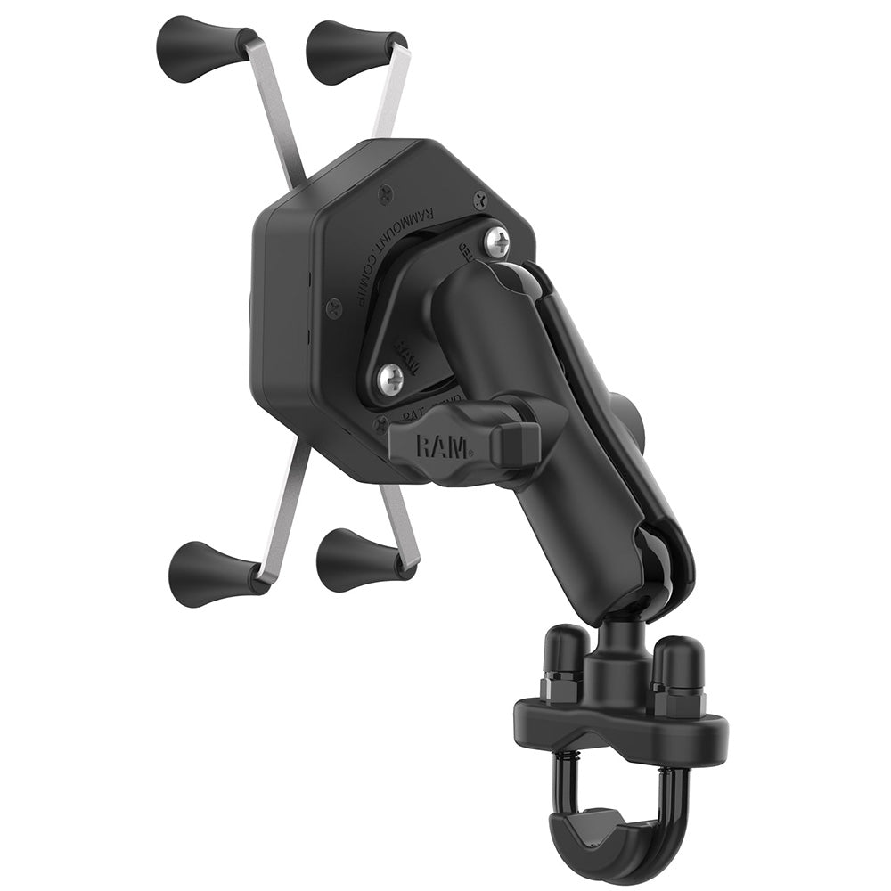 RAM Mount RAM XGrip Large Phone Mount wVibeSafe UBolt Base Medium RAMB149ZUN10462