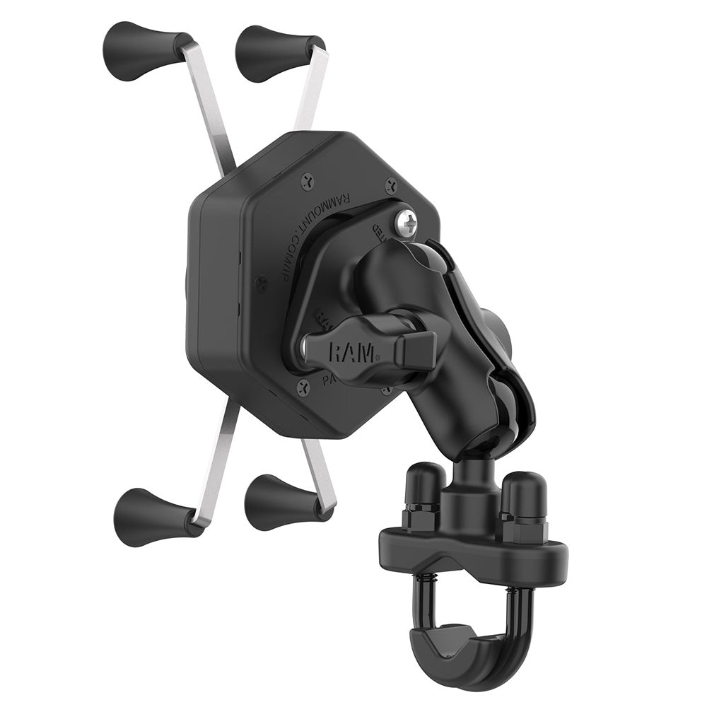 RAM Mount RAM XGrip Large Phone Mount wVibeSafe UBolt Base Short RAMB149ZAUN10462
