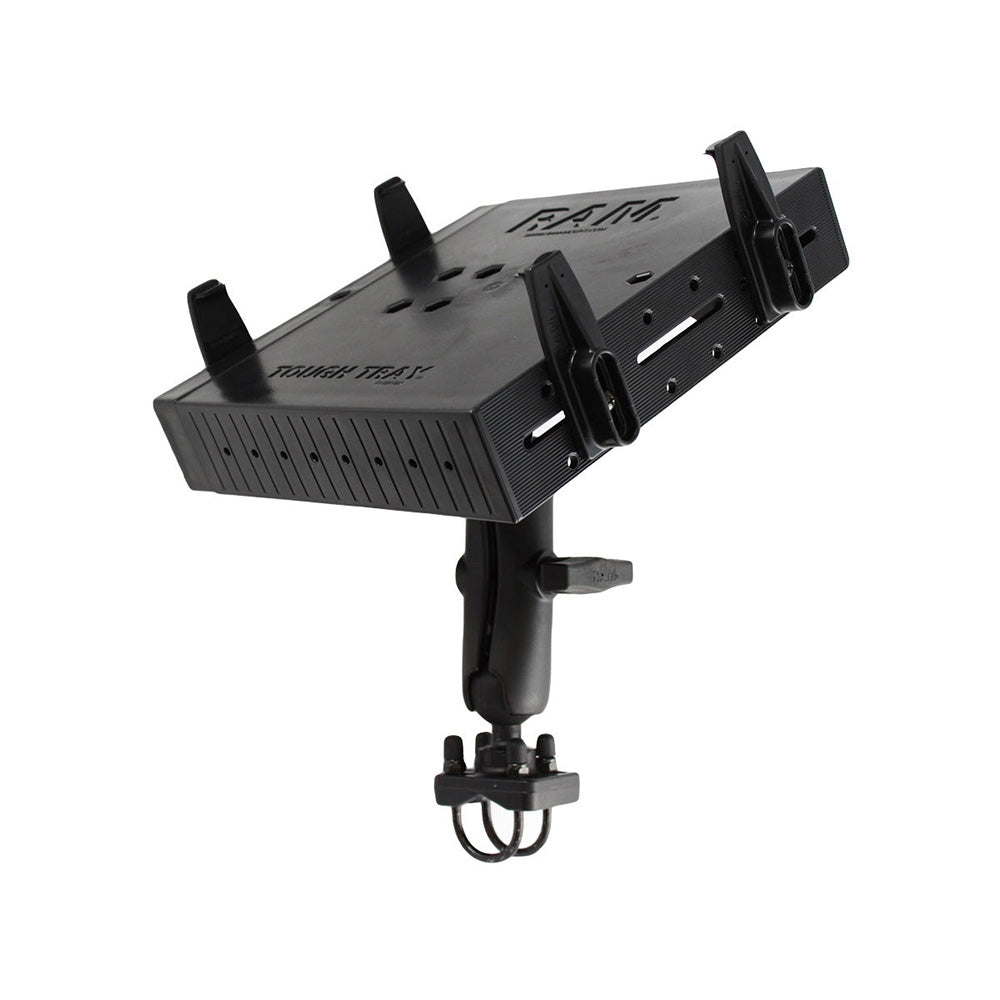 RAM Mount RAM ToughTray Double Ball Mount wDouble UBolt Rail Base RAM101DAN1U