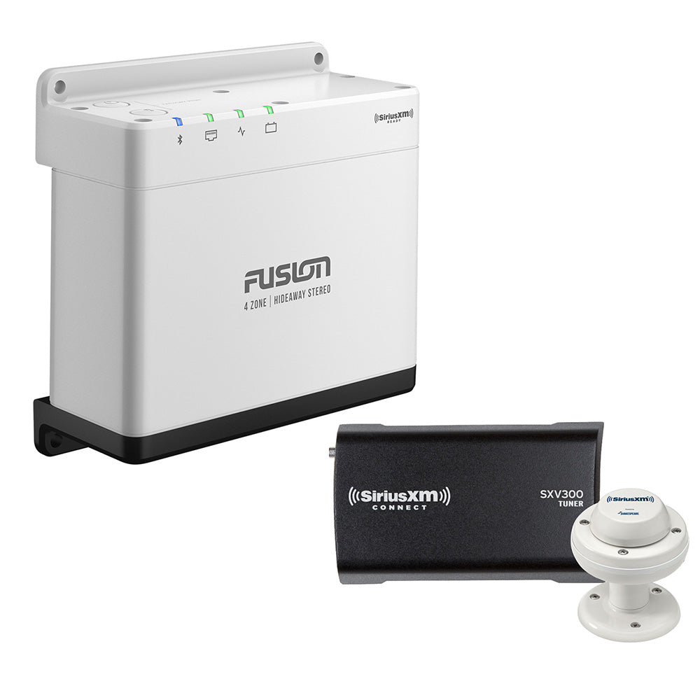Fusion MSWB675 Marine Hideaway Stereo wSiriusXM SXV300 Connect Tuner MarineRV Antenna 0100234650SXM