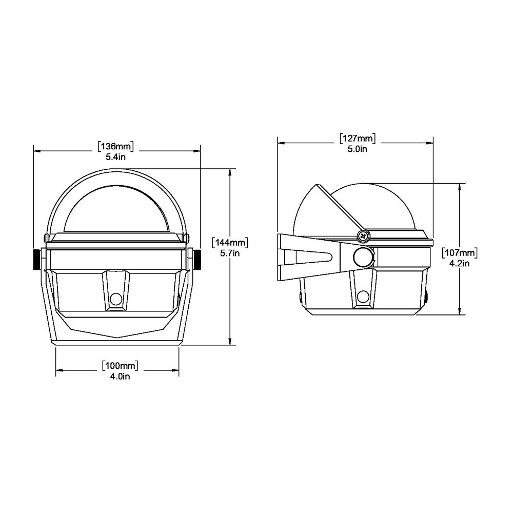 Ritchie B80 Voyager Compass Bracket Mount Black B80