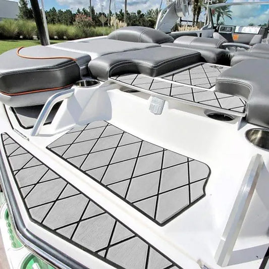 SeaDek 40 x 80 6mm Two Color Diamond Full Sheet Brushed Texture Cool GreyStorm Grey 1016mm x 2032mm x 6mm 5641180069