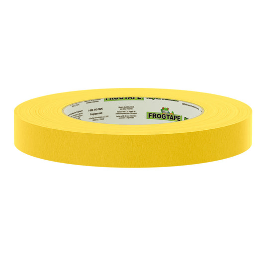 FrogTape CP 225 MediumHigh Adhesion Masking Tape 18MM x 55M x 12Pack Gold Rated f225F 105545