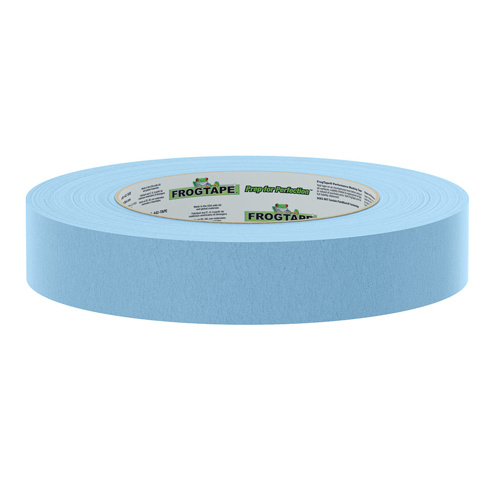 FrogTape CP 250 MediumHigh Adhesion Masking Tape 24MM x 55M x 12Pack Light Blue Rated f250F 105327