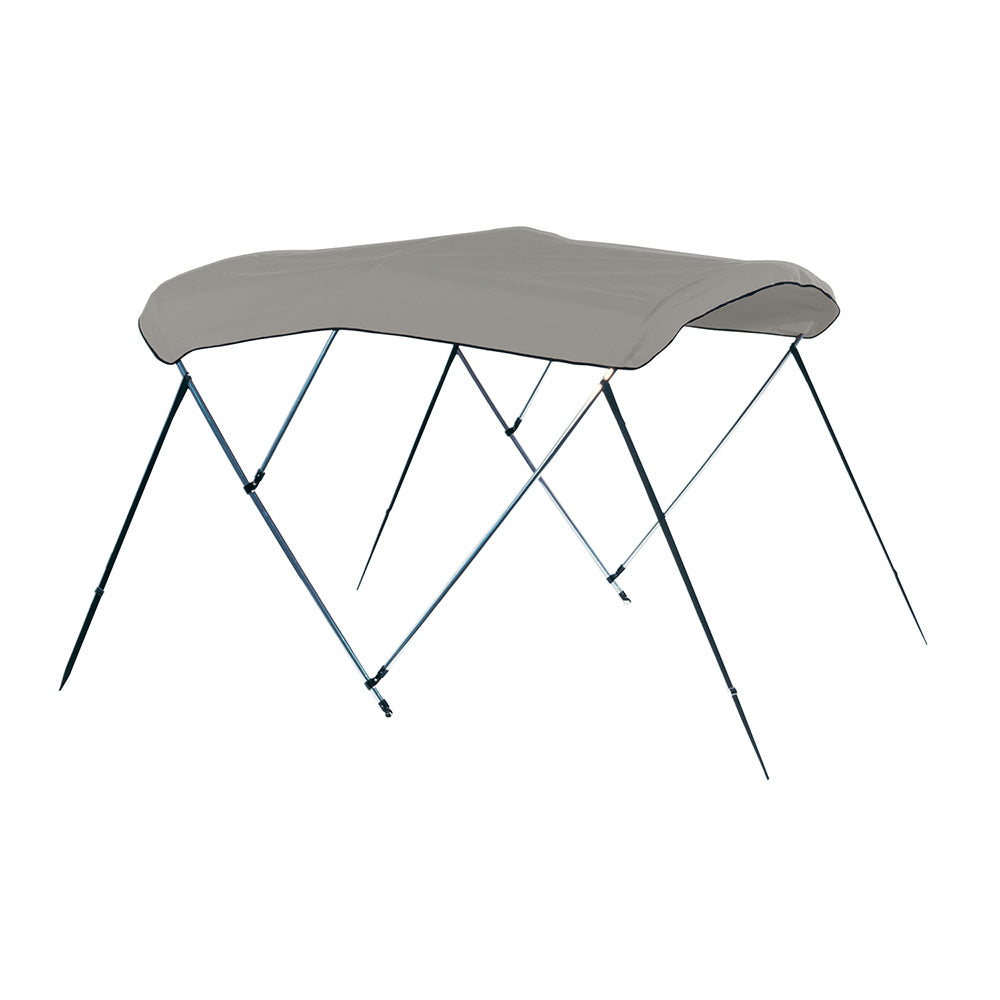 Carver 3 Bow 4669U Bimini Top with Boot Cadet Grey Acrylic A4669UB10