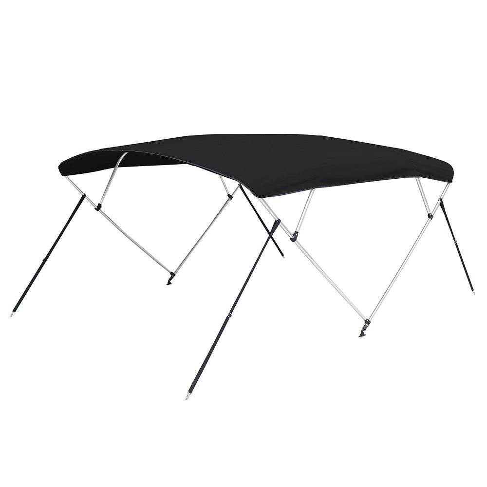 Carver 3 Bow 5487U Bimini Top with Boot Black Acrylic A5487UB02