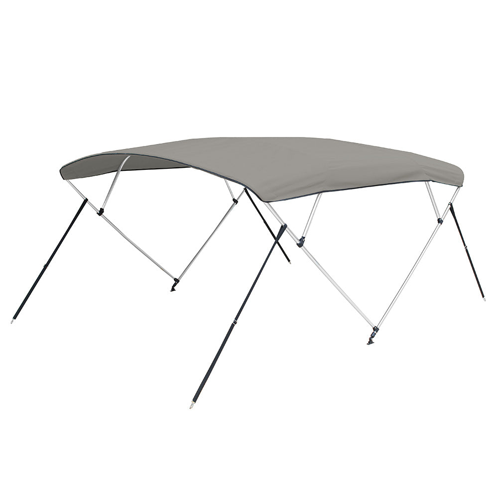 Carver 3 Bow 5487U Bimini Top with Boot Cadet Grey Acrylic A5487UB10