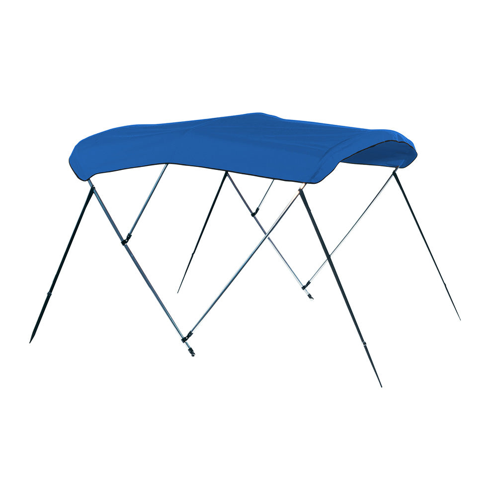 Carver 3 Bow 4675U Bimini Top with Boot Pacific Blue Acrylic A4675UB04
