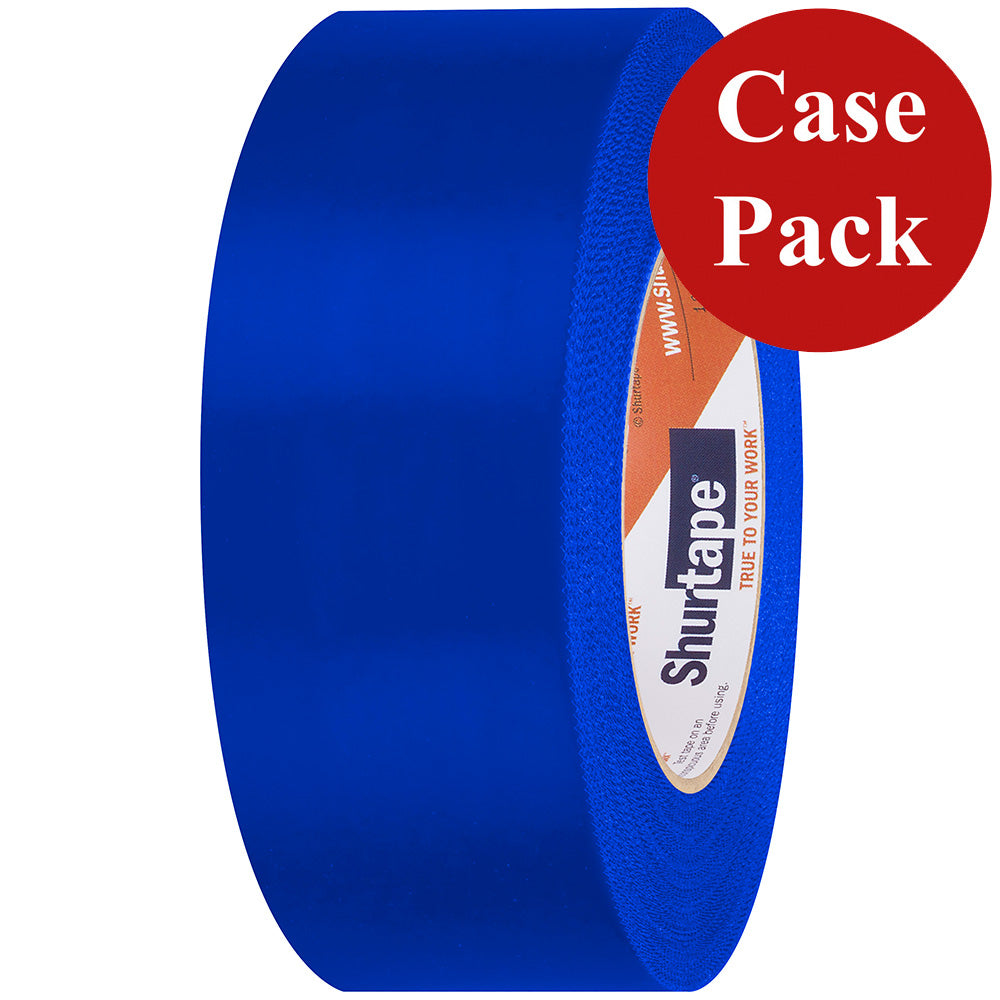 Shurtape UVResistant Marine Heat Shrink Tape 48MM x 55M Roll Serrated Edge Blue Case of 24 Rolls 105732C