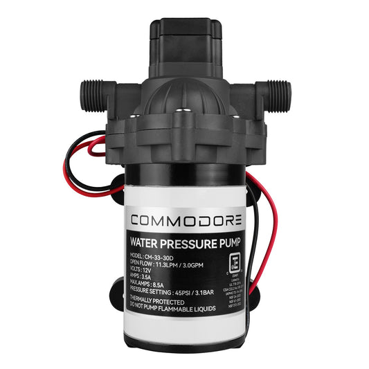 Commodore 30 GPM Water Pump 12V CM3330D