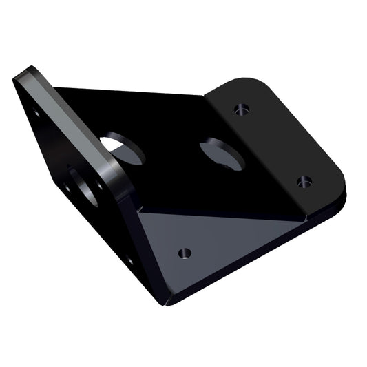 PowerPole Deck Mount 0 Setback 6 Rise Black PKBD04UBK