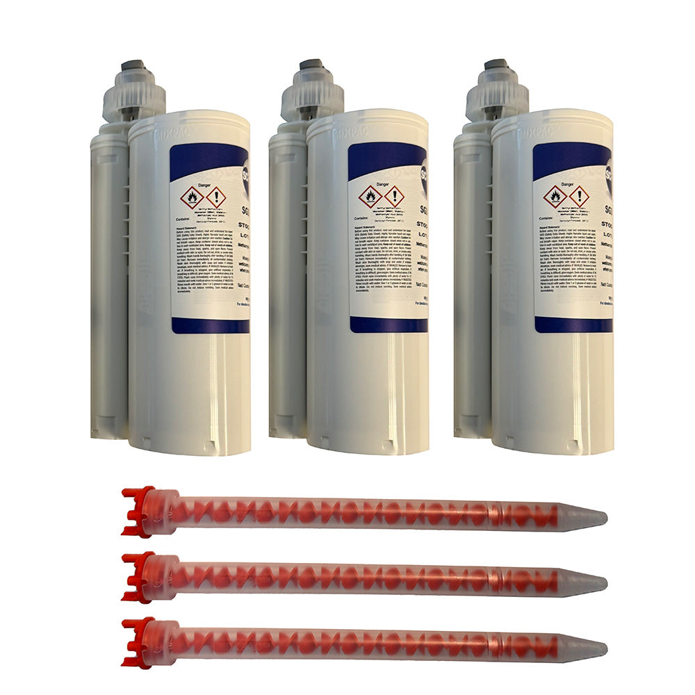 Seakeeper Ride 750 Adhesive Installation Kit 3 SCIGRIP 490 ml 101 Ratio Adhesives 3 Mixing Nozzles WO Dispenser 41229