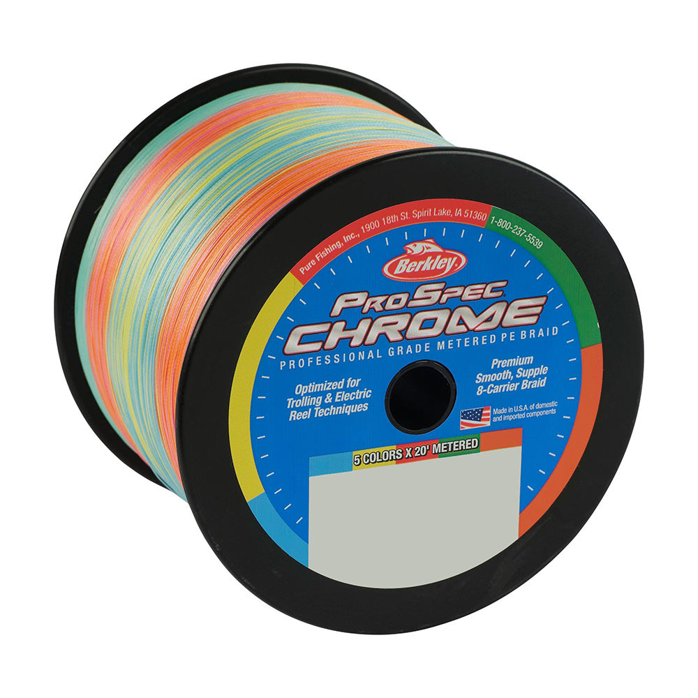 Berkley Prospec Chrome 5 x 20 Metered Braid 50lb 3500yd 1621891