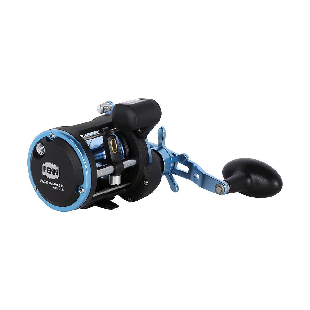 PENN WARII20LWLCLH Warfare II Level Wind 20 Left Hand Conventional Reel wLine Counter 1639682