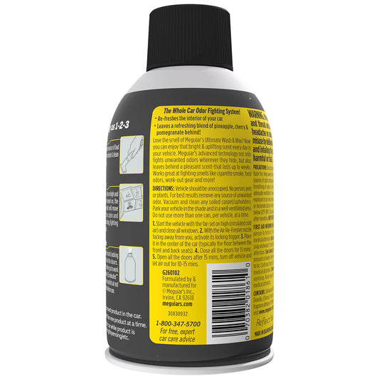 Meguiars Ultimate Whole Car Air ReFresher Aerosol 2oz G260102