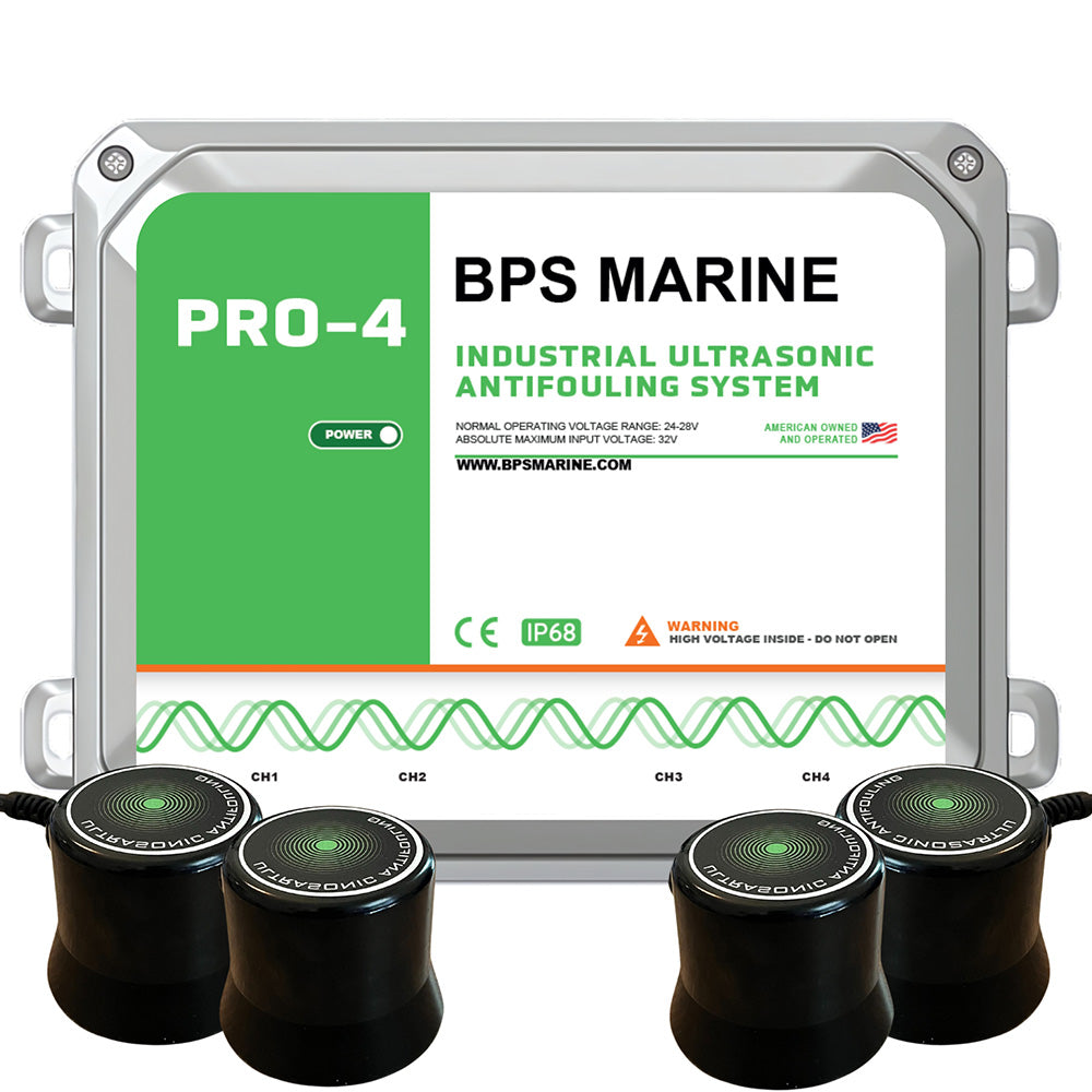 BPS Marine PRO4 4Transducer Ultrasonic Antifouling System 24VDC 24VPRO4