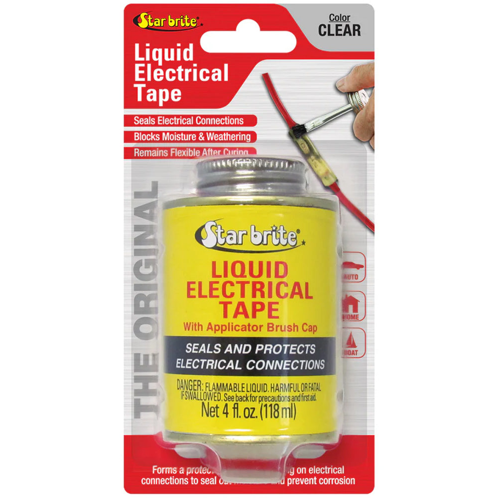 Star brite Liquid Electrical Tape Clear 4 oz 84108