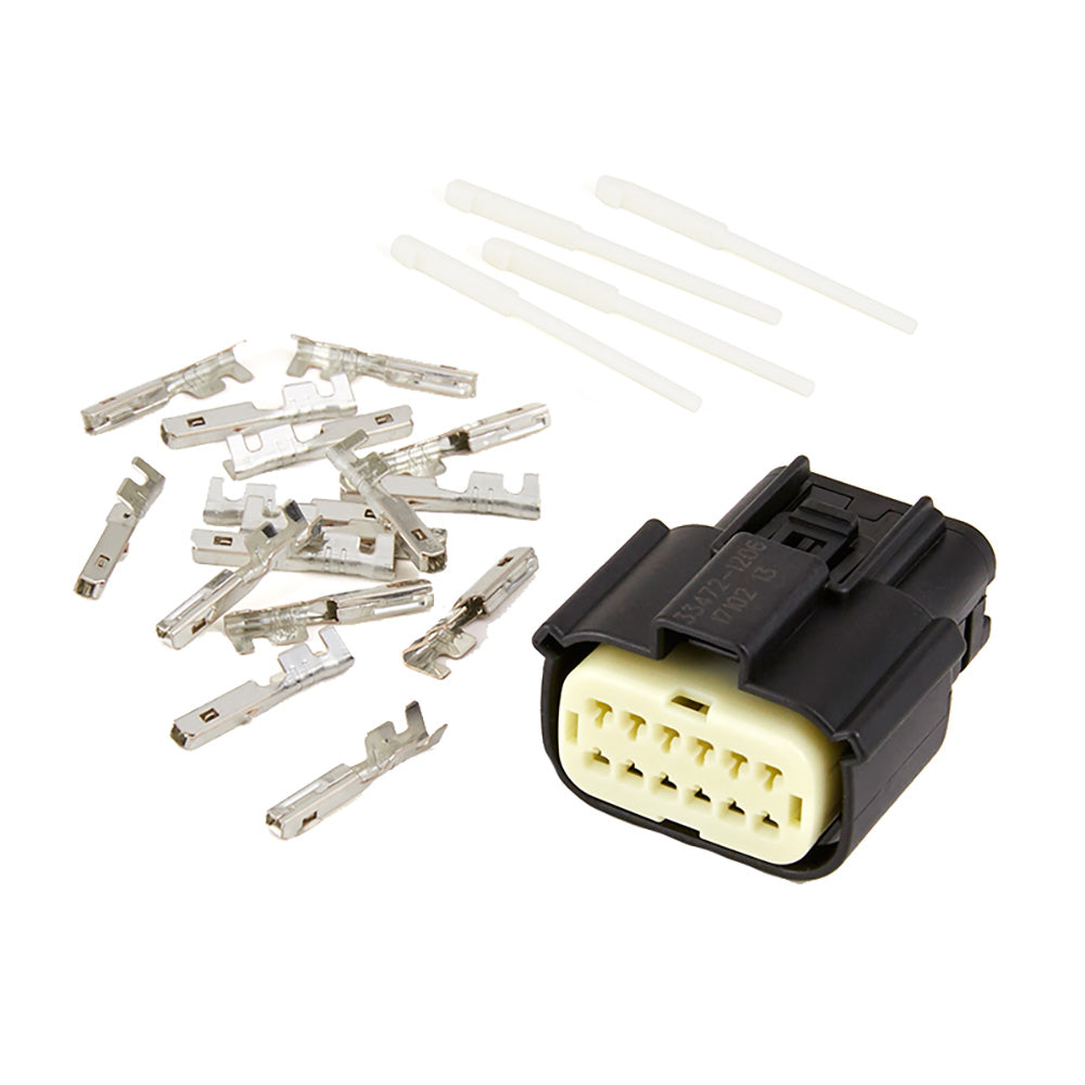 Egis Connection Kit MX150 12Position Female w14 Terminals 8 Cavity Plugs Bulk Pack 4611B