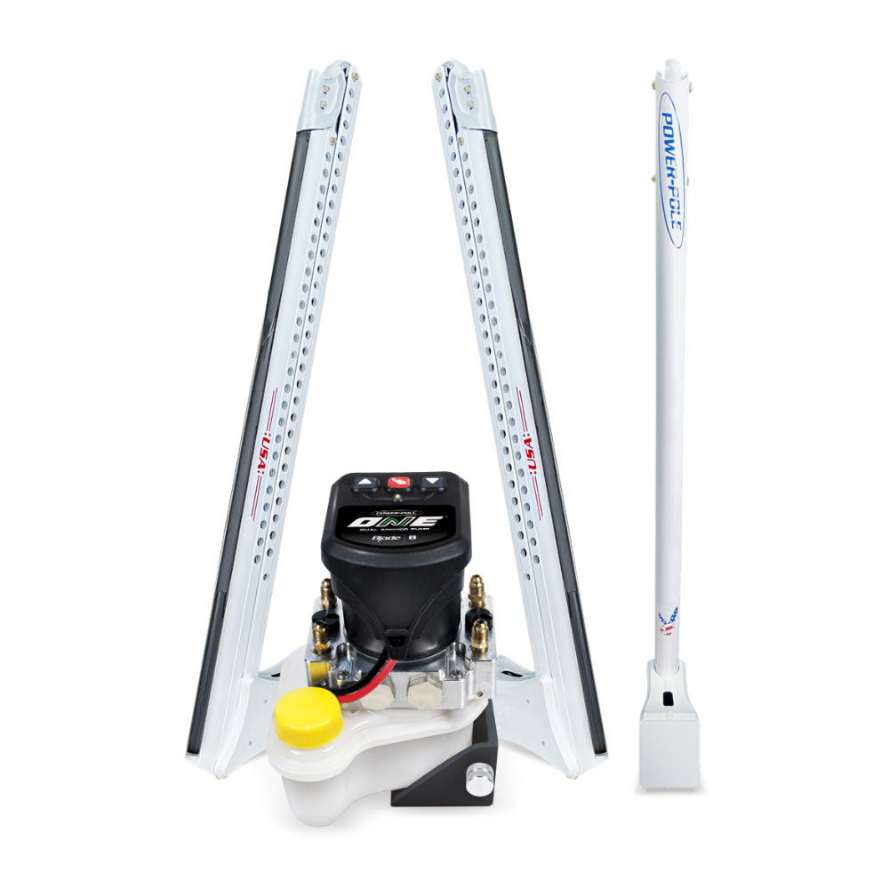 PowerPole Blade ONE Pump BLS Shallow Water Anchor System 10 Dual Blade USA Themed Color PP2BLS10250E