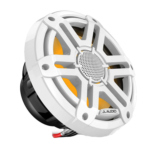 JL Audio M200 Marine Speakers 77 wLED White Sport Grille 0100475700