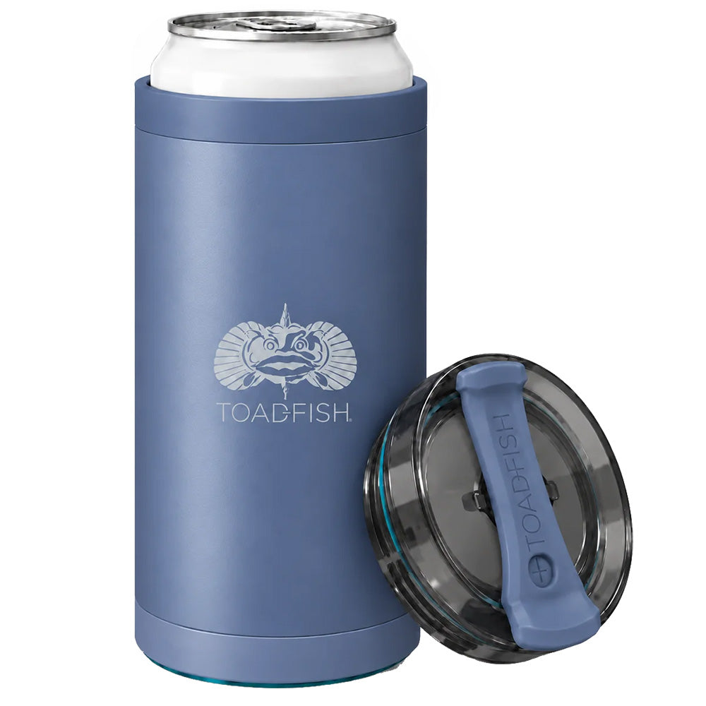 Toadfish SmartGrip 4in1 Can Cooler 12oz Blue 1415