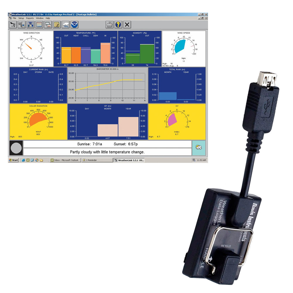 Davis WeatherLink fVantage Pro2 Vantage Vue 6510USB