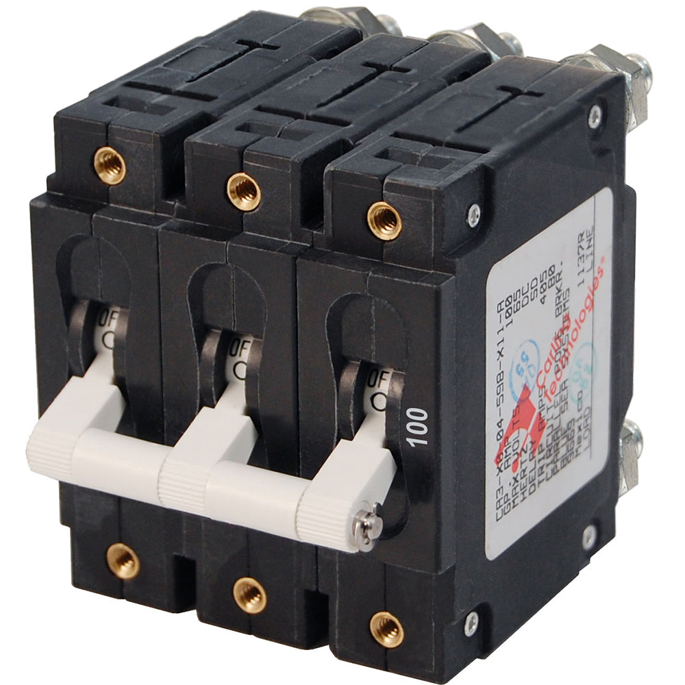 Blue Sea 7290 CSeries Triple Pole Circuit Breaker 100A 7290