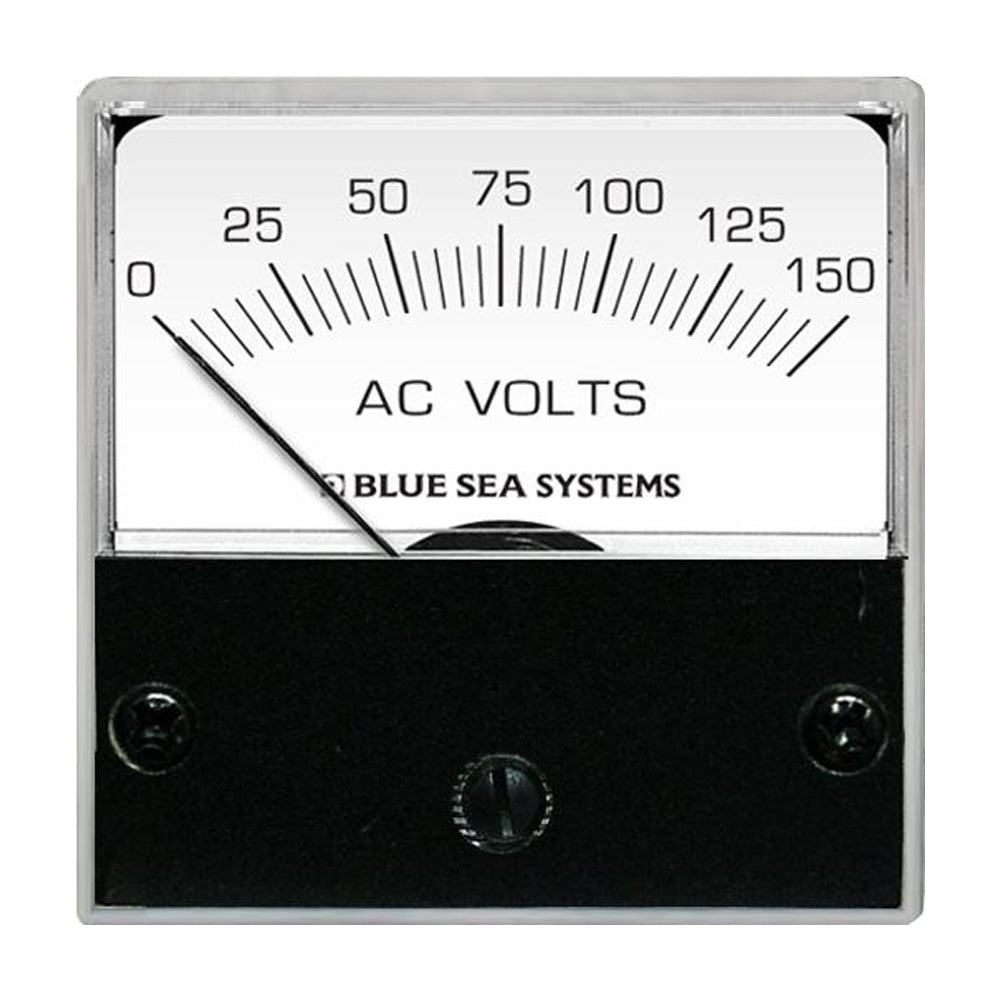 Blue Sea 8244 AC Analog Micro Voltmeter 2 Face 0150 Volts AC 8244