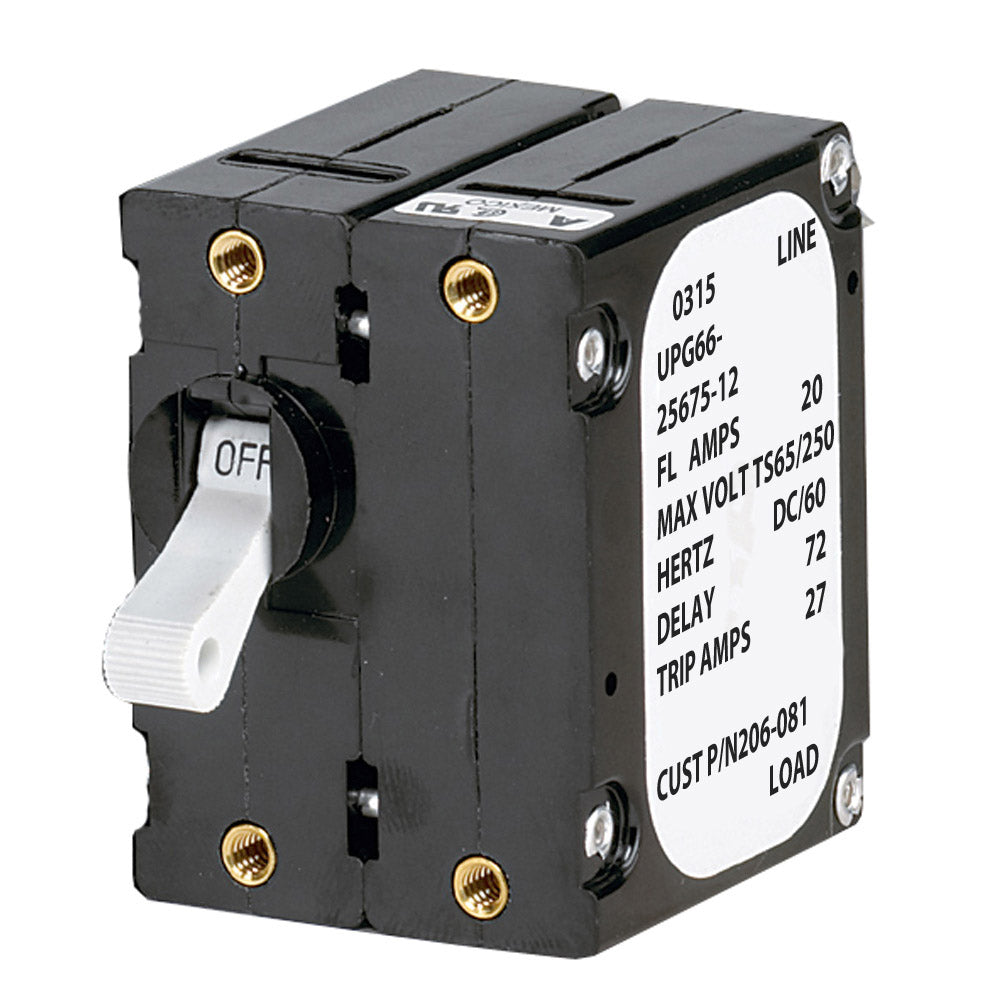 Paneltronics A Frame Magnetic Circuit Breaker 5 Amps Double Pole 206078S