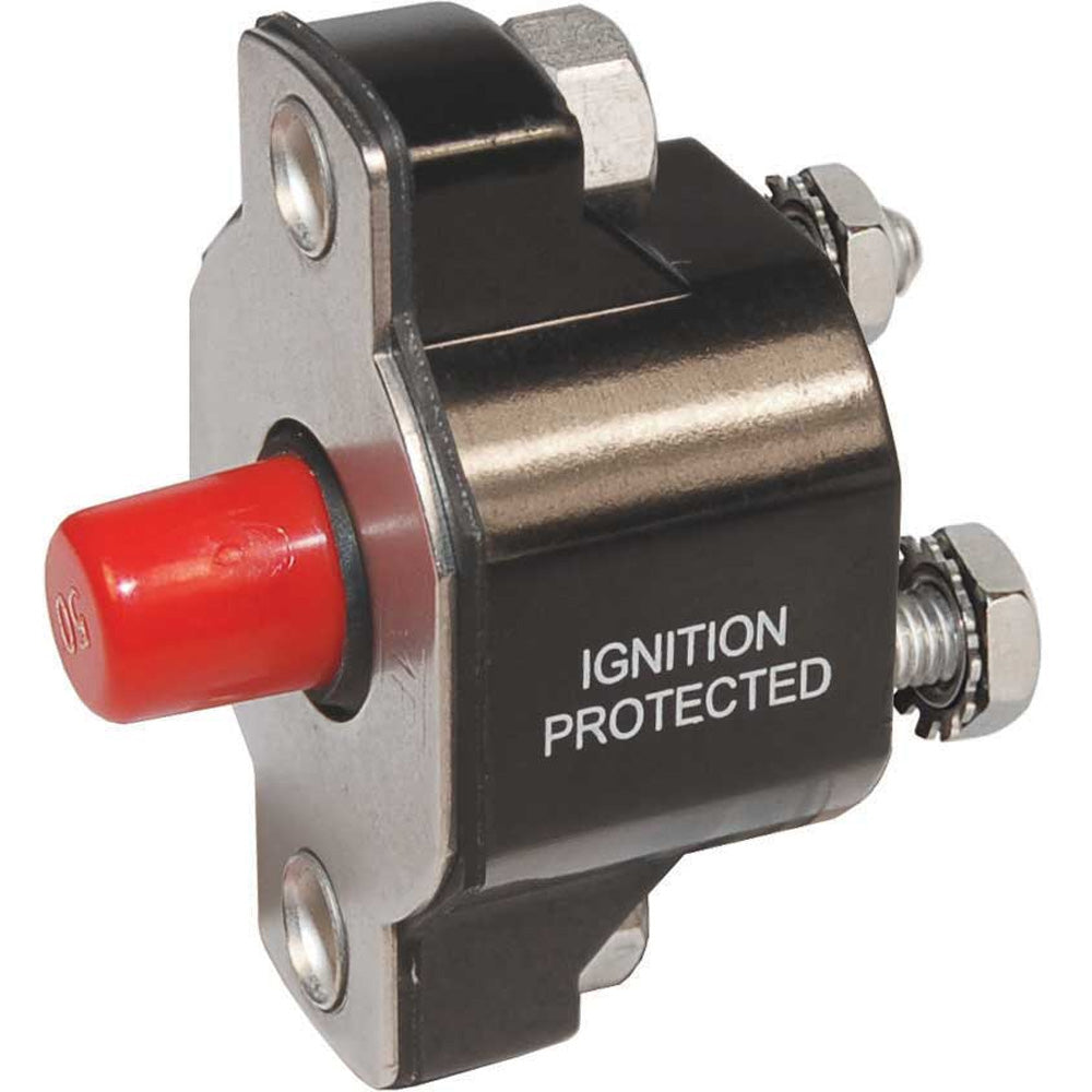 Blue Sea 2142 Medium Duty Push Button ResetOnly 50A 2142