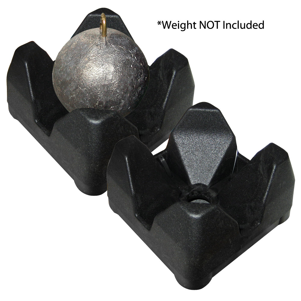 Scotty 3022BK Weight Mate Black 2 Pack 3022BK