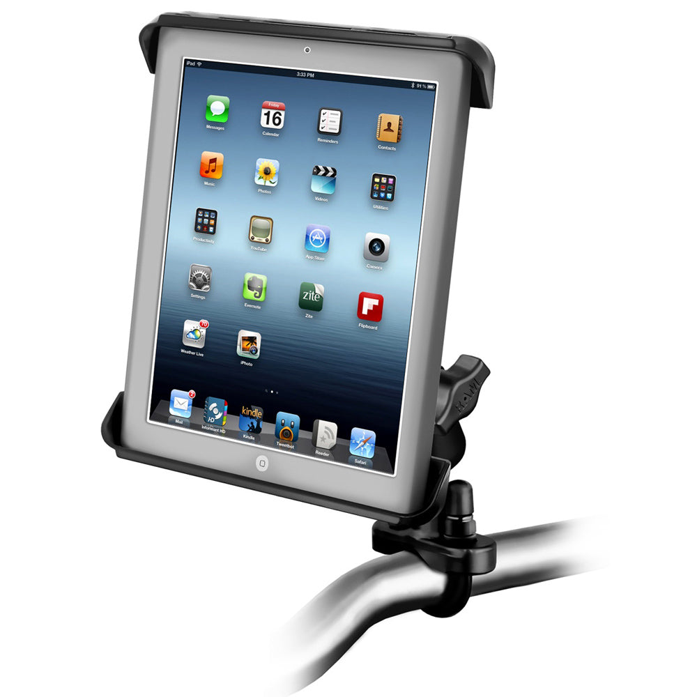 RAM Mount TabTite iPad HP TouchPad Cradle Handlebar Rail Mount RAMB149ZTAB3U