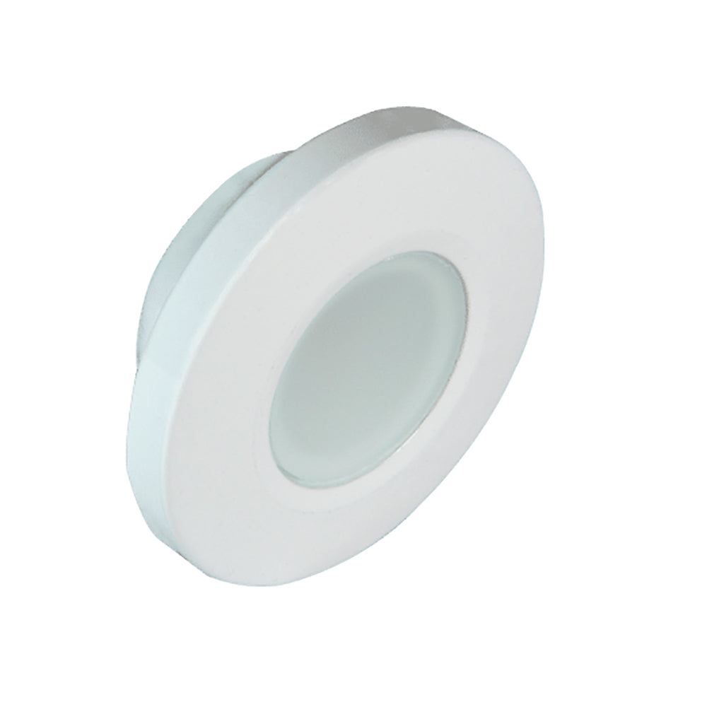 Lumitec Orbit Flush Mount Down Light White Finish White NonDimming 112523