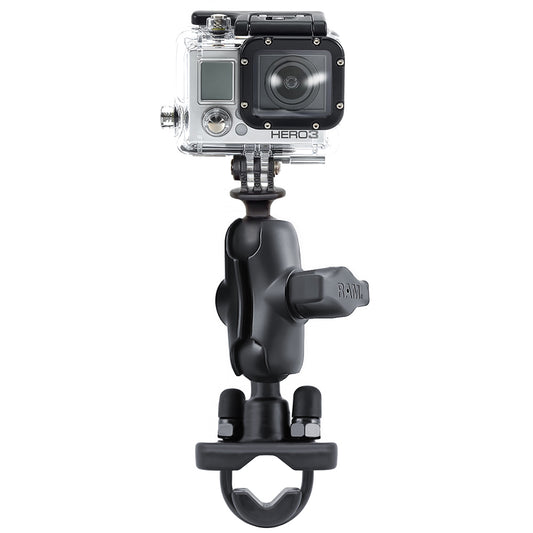 RAM Mount GoPro Hero Short Arm Handlebar Rail Mount RAMB149ZAGOP1U