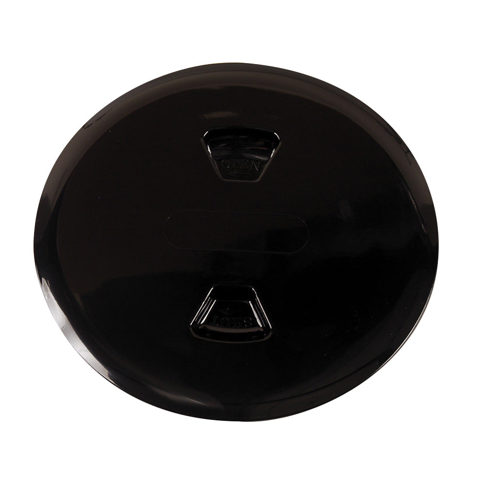 Beckson 5 TwistOut Deck Plate Black DP50B