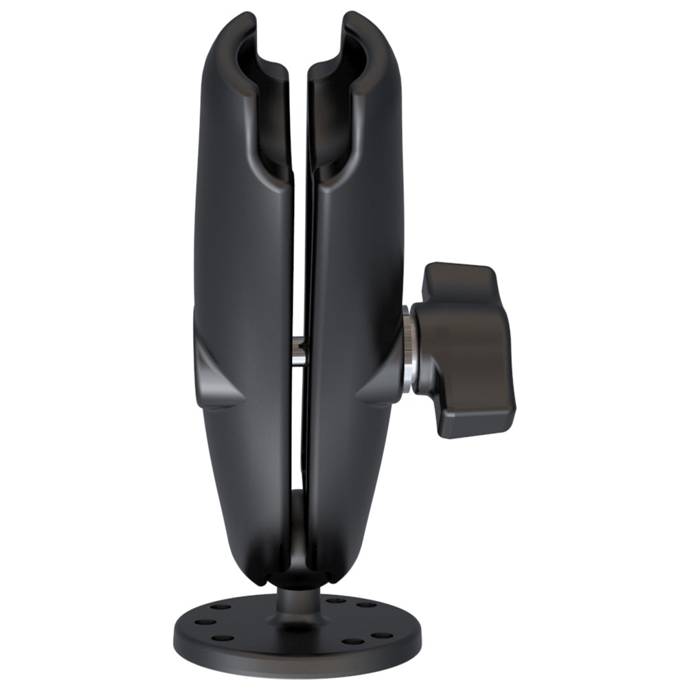 RAM Mount Long Double Socket Arm w25 Round Base RAMB103UC