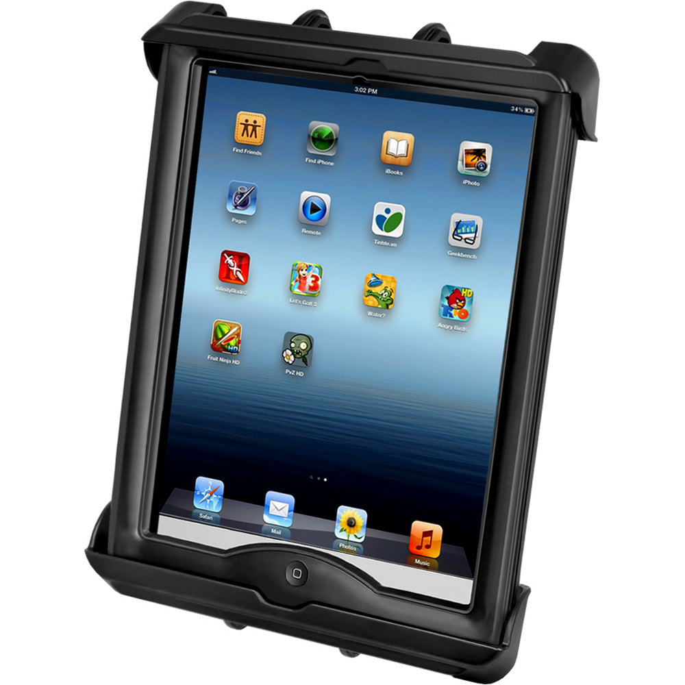 RAM Mount TabTite Universal Clamping Cradle fApple iPad wLifeProof Lifedge Cases RAMHOLTAB17U