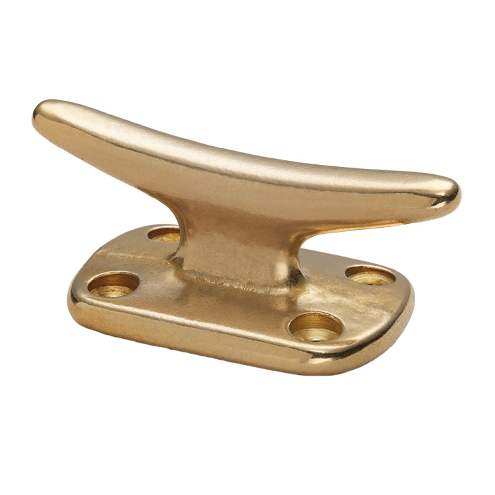 Whitecap Fender Cleat Polished Brass 2 S0976BC