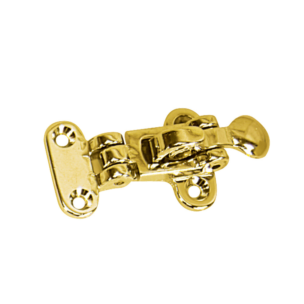 Whitecap AntiRattle Hold Down Polished Brass S0054BC