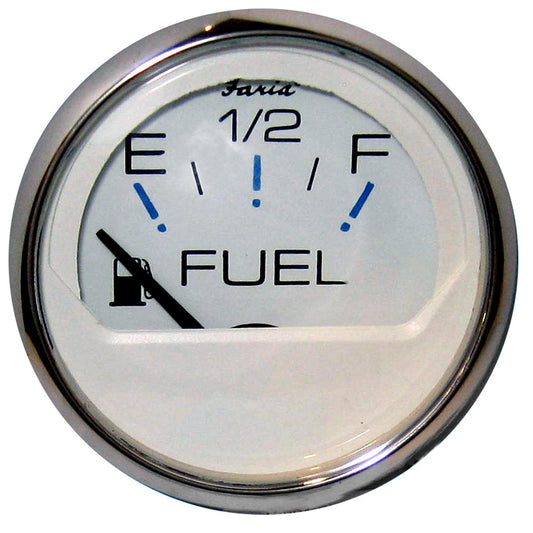 Faria Chesapeake White SS 2 Fuel Level Gauge E12F 13801
