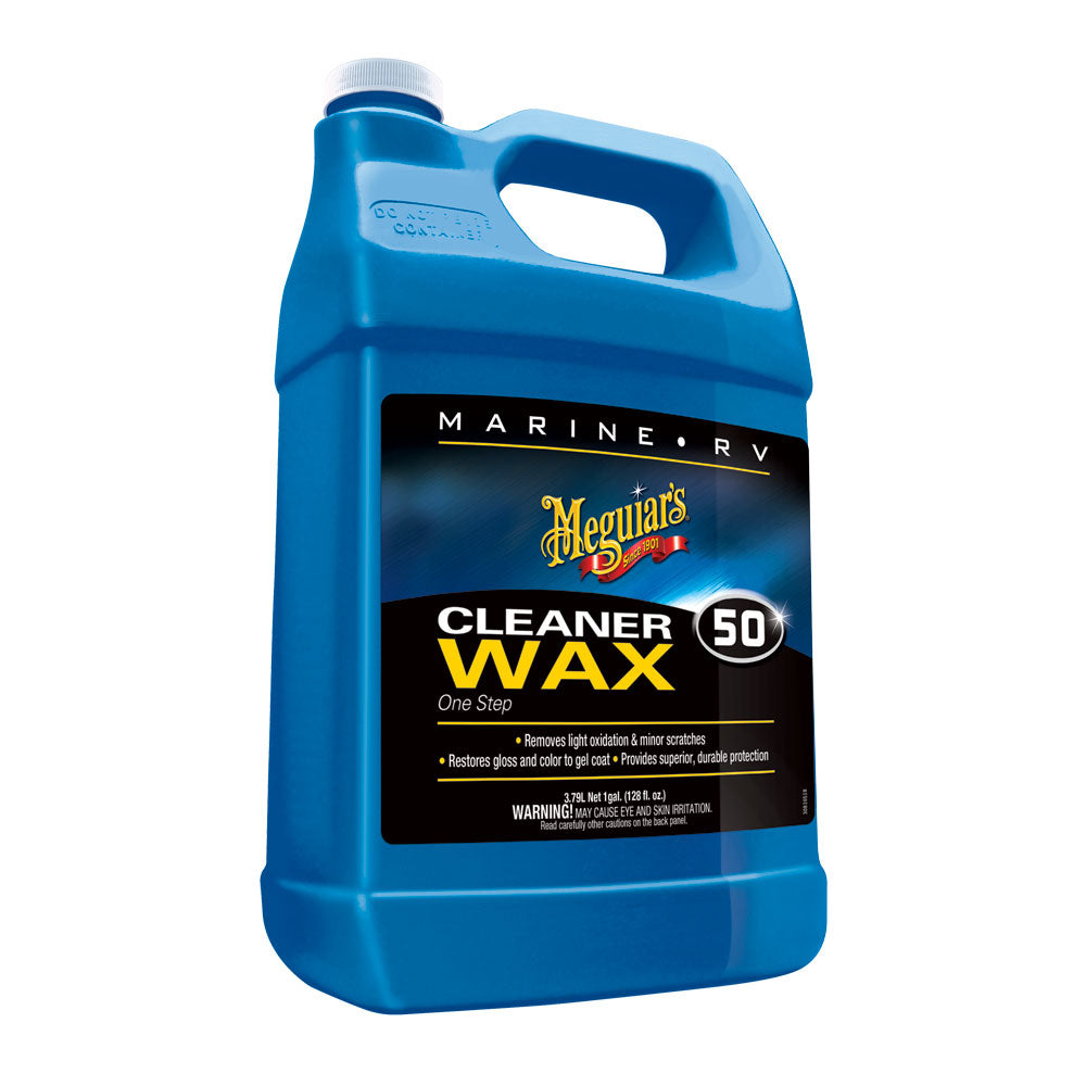 Meguiars 50 BoatRV Cleaner Wax Liquid 1 Gallon M5001