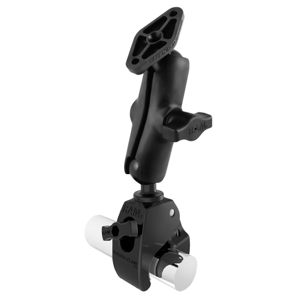RAM Mount Medium ToughClaw Base wDouble Socket Arm Diamond Base Adapter RAPB404238U