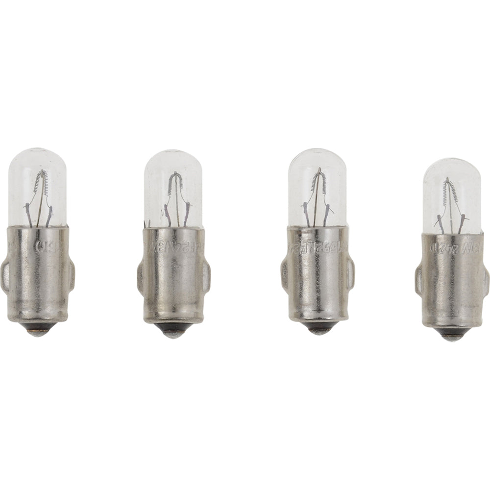 VDO Type A White Metal Base Bulb 12V 4Pack 600802