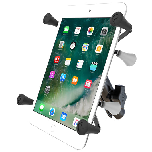 RAM Mount Universal XGrip Cradle with 1 Ball STANDARD Length Double Socket Arm f7 Tablets RAMHOLUN8B201U