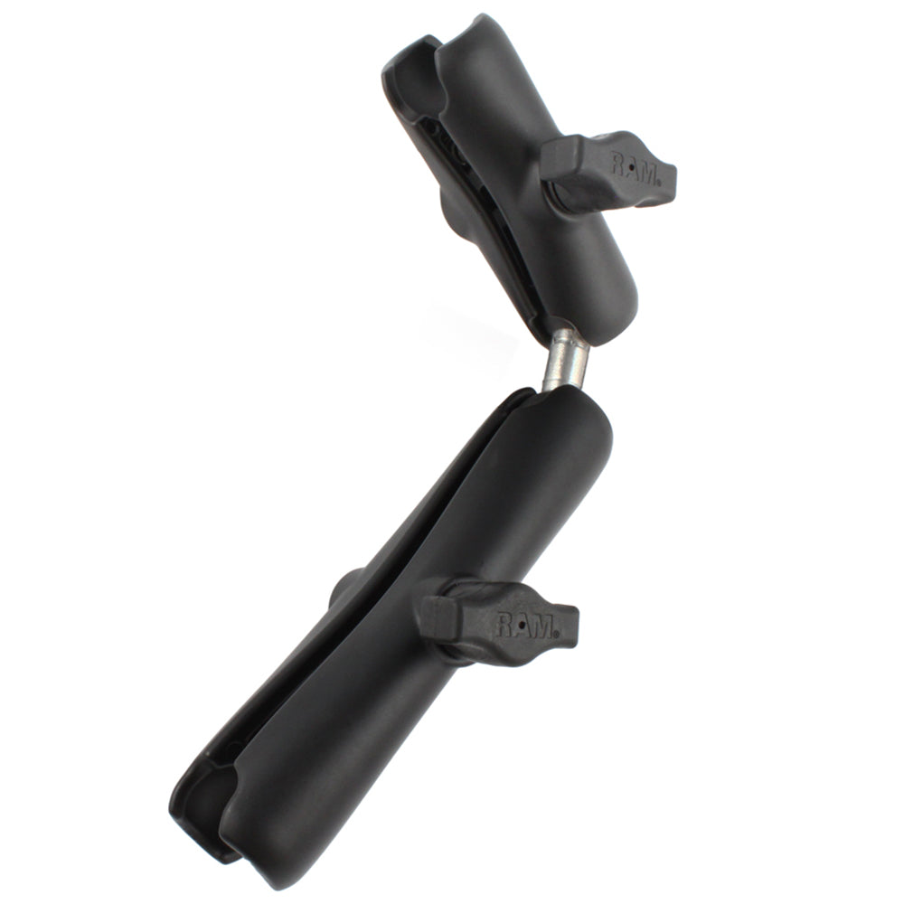 RAM Mount Standard Double Socket Arm Long Double Socket Arm Double Ball Adapter f1 Balls RAMB201201UC
