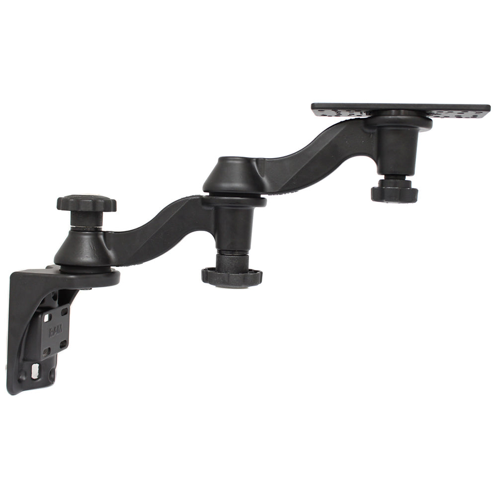 RAM Mount Vertical Double 6 Swing Arms w625 X 2 Rectangle Base Vertical Mounting Base RAM109V1U